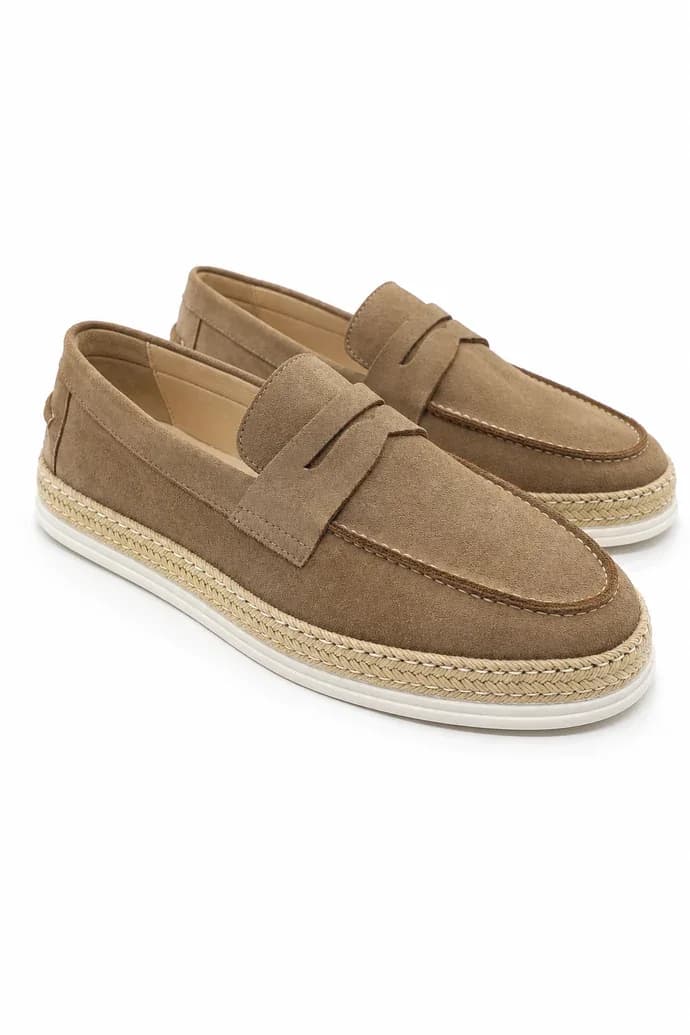 Men's Suede-Finish Casual Loafers & Slip-On Shoes