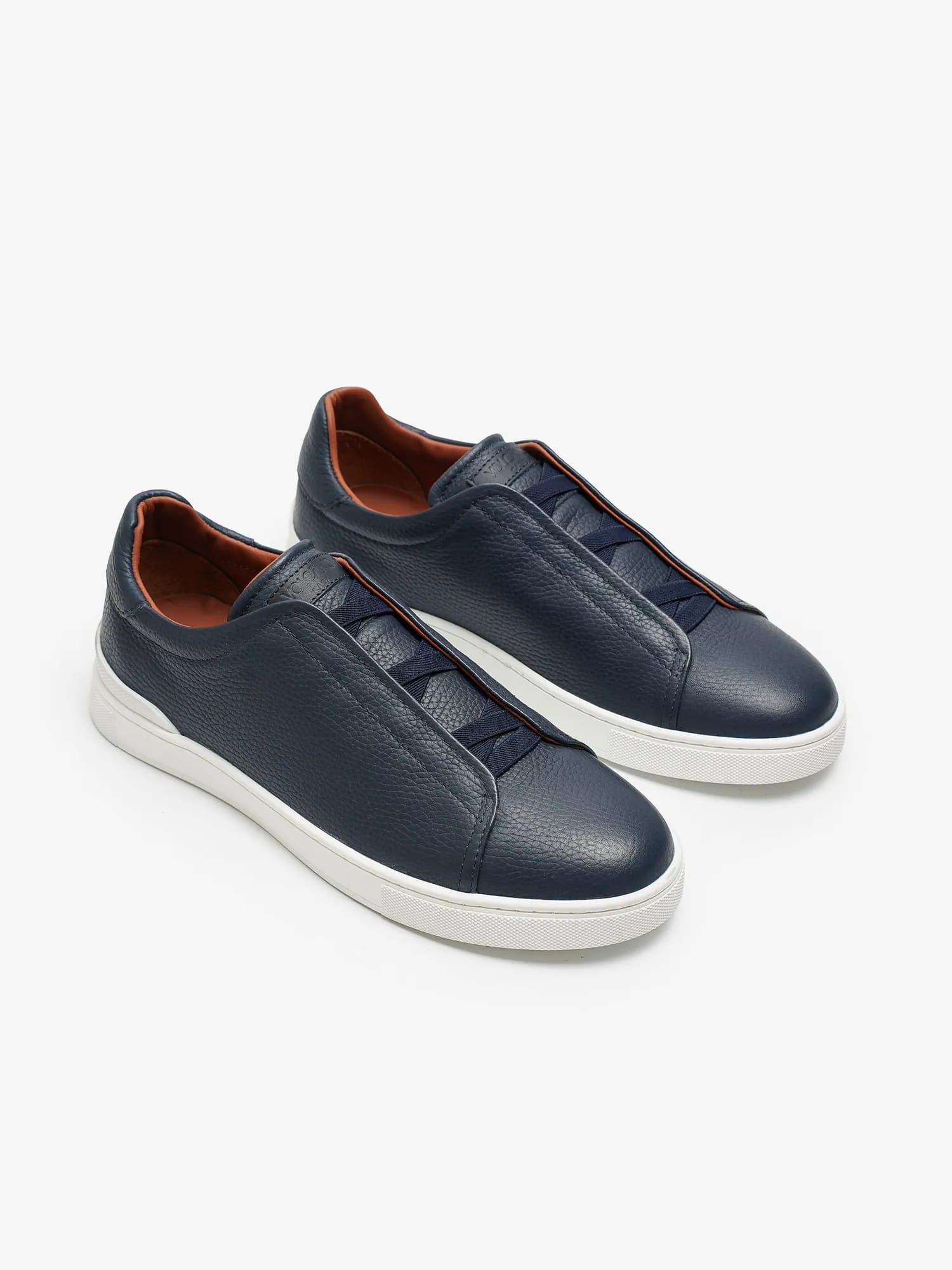 Le Lusso Men's Genuine Leather Slip-On Casual Sneaker