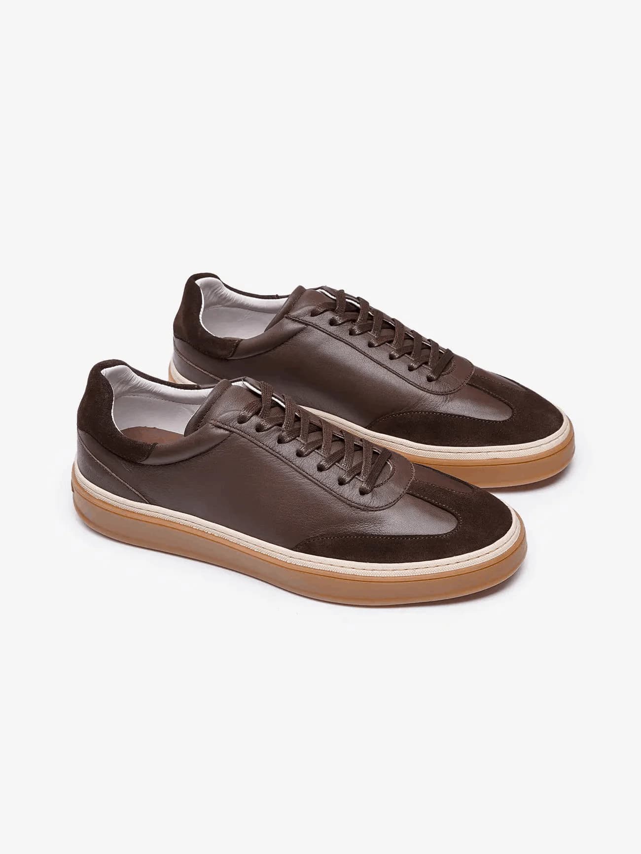 Leather & Suede Casual Sneakers
