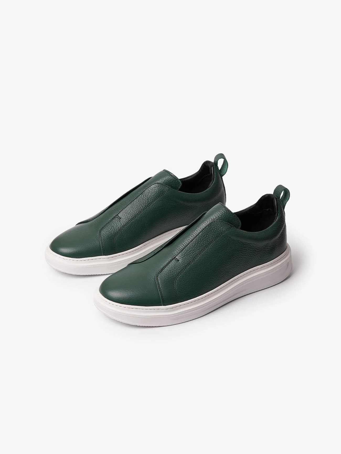 Genuine Leather Slip-On Casual Shoes with EVA Sole