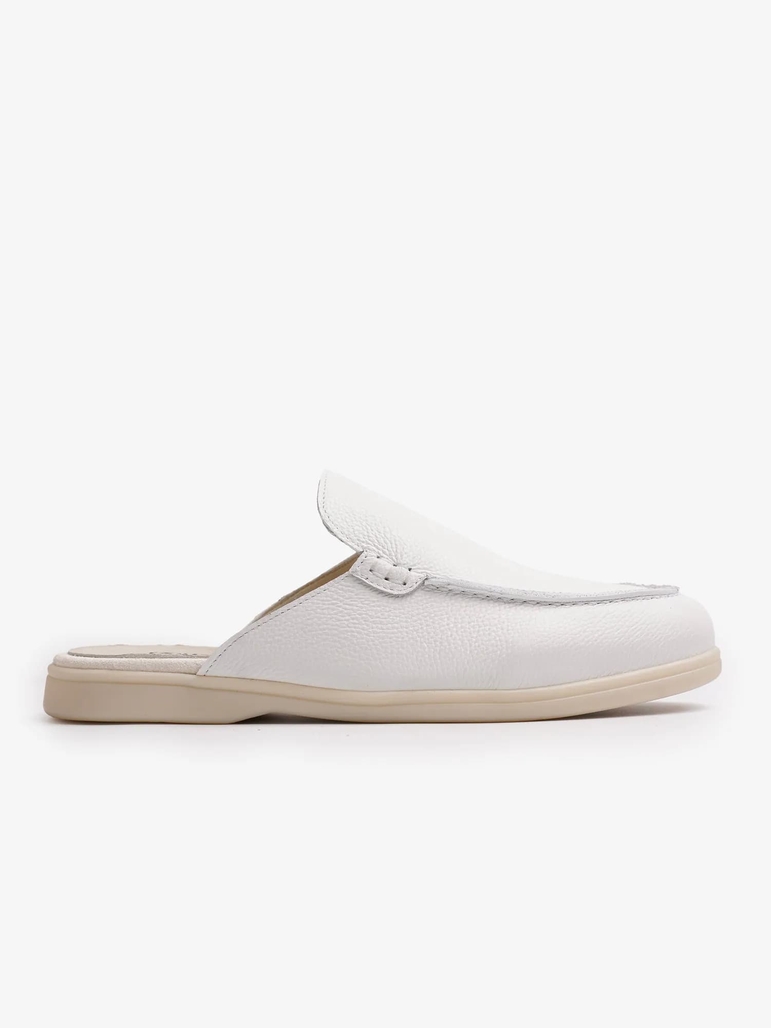 Backless Loafer Mule Slippers