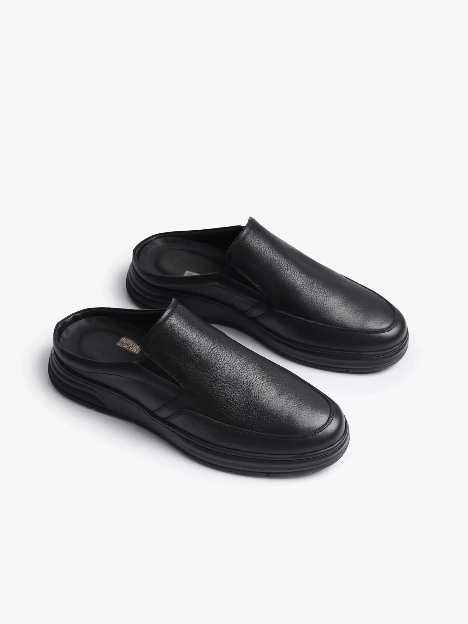 Softride Men's Genuine Leather Mule Clogs