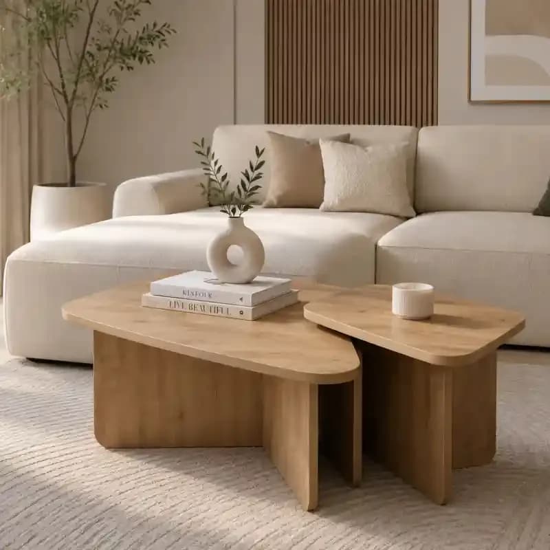 Set de tables basses gigognes modernes