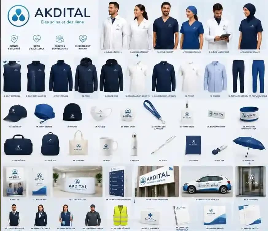 Tenues médicales professionnelles
