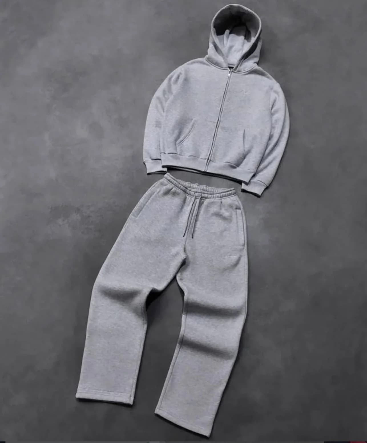 Ensemble jogging 2 pièces à capuche zippée