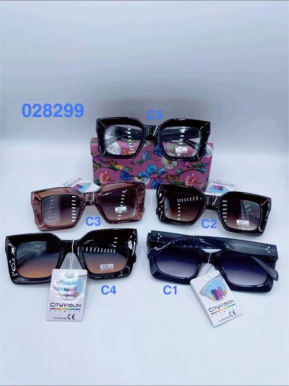 Lunettes de soleil carrées oversize CityVision réf. 028299