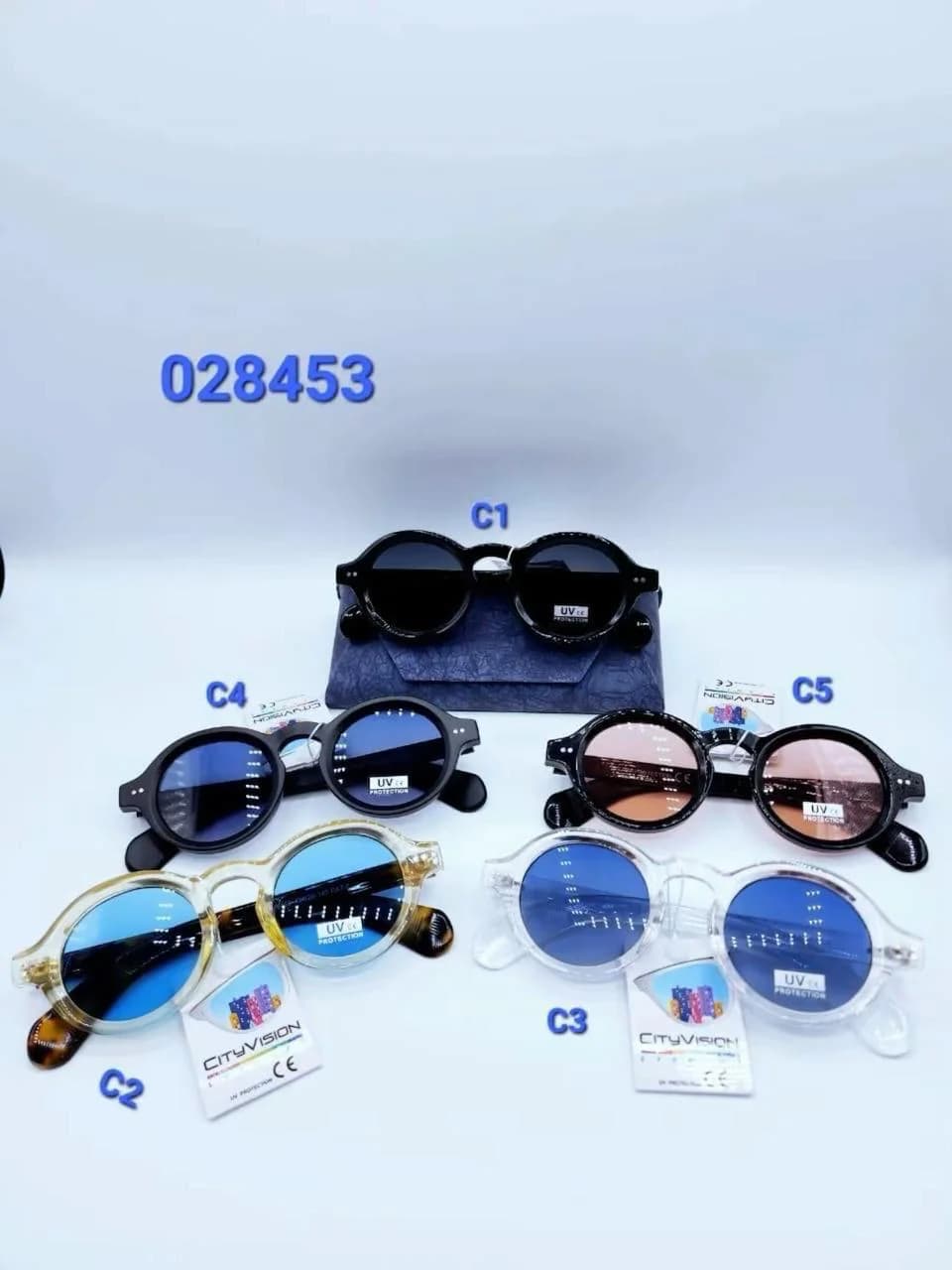 Lunettes de soleil rondes avec protection UV