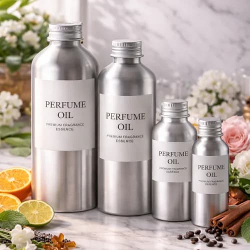 Huile de parfum en vrac en flacons aluminium