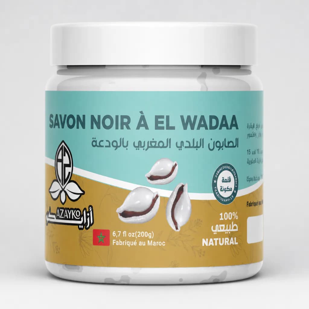 Savon noir marocain ร el wadaa 200g
