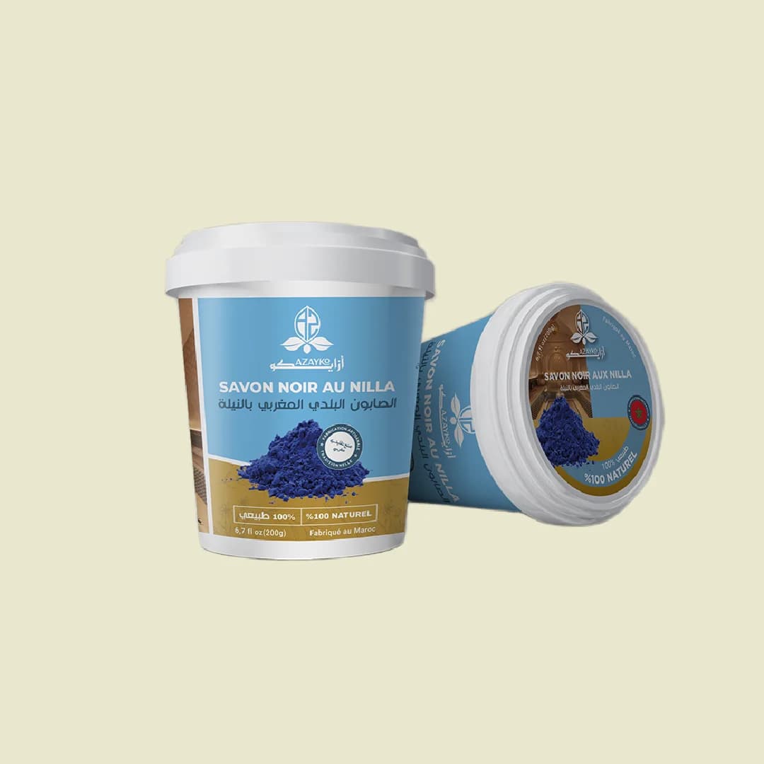 savon noir marocain au nilla eclaircissant 500g