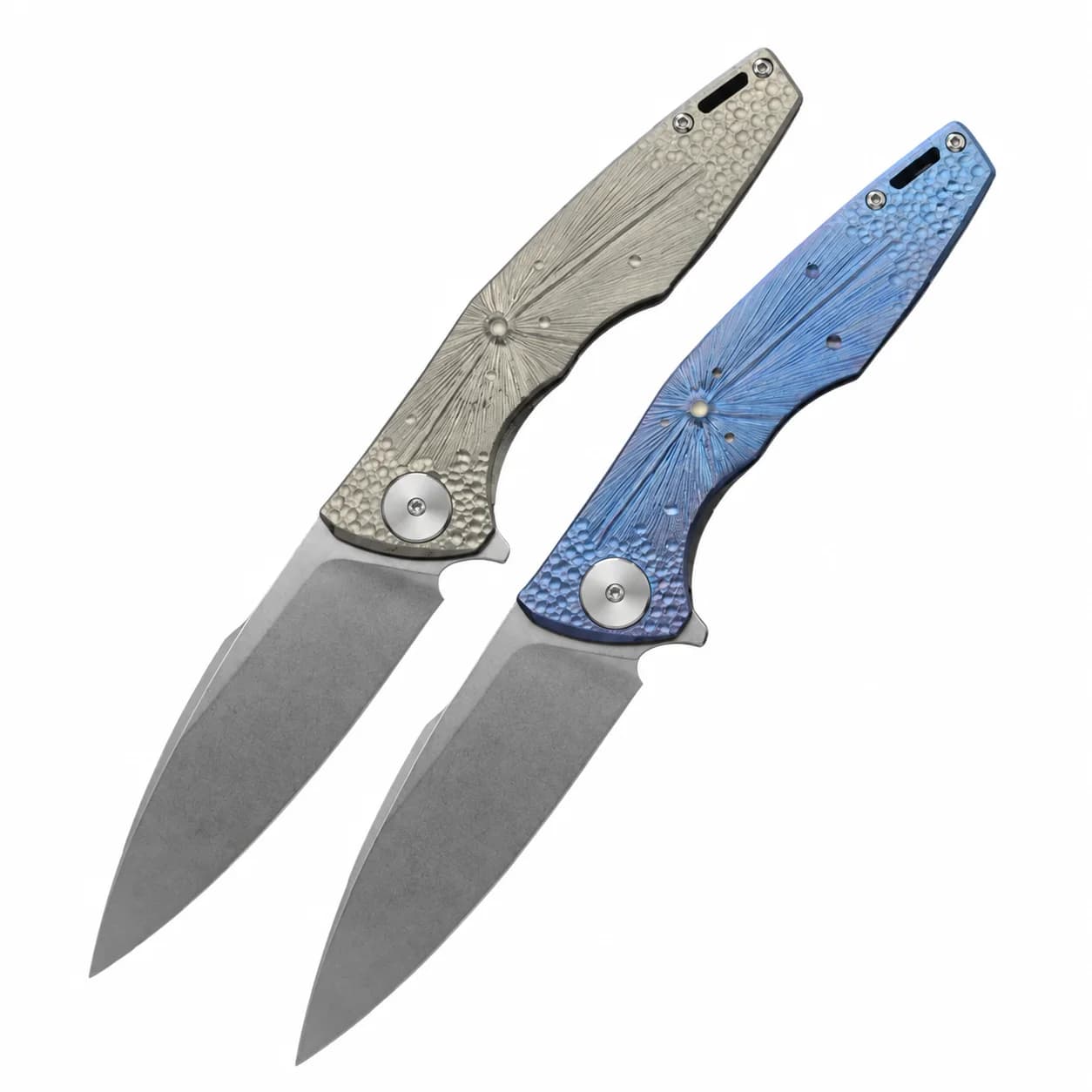 topknivesllc Titanium Alloy Handle Folding Pocket Knife DGN-343