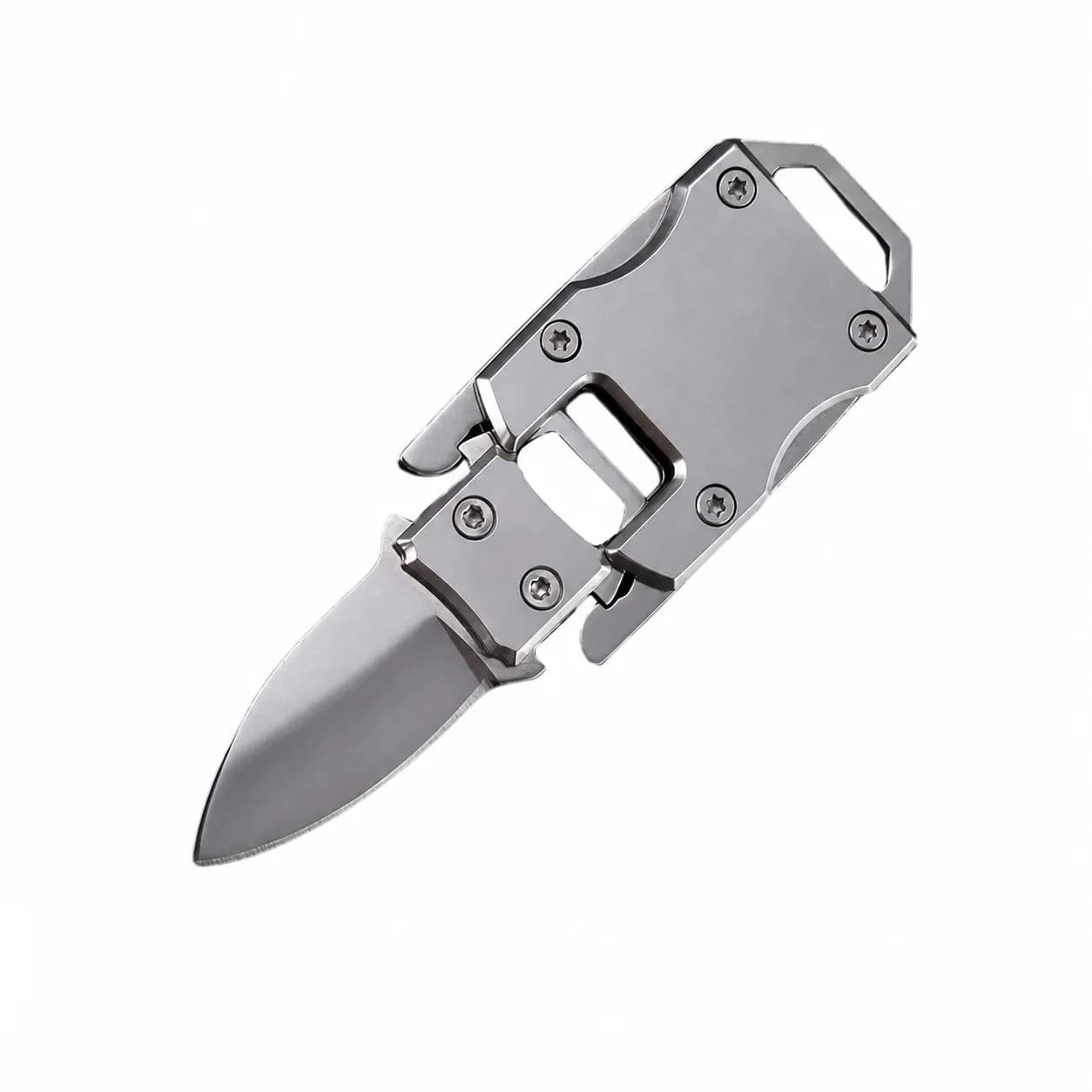 topknivesllc Mini Stainless Steel Folding Pocket Knife DGN-12