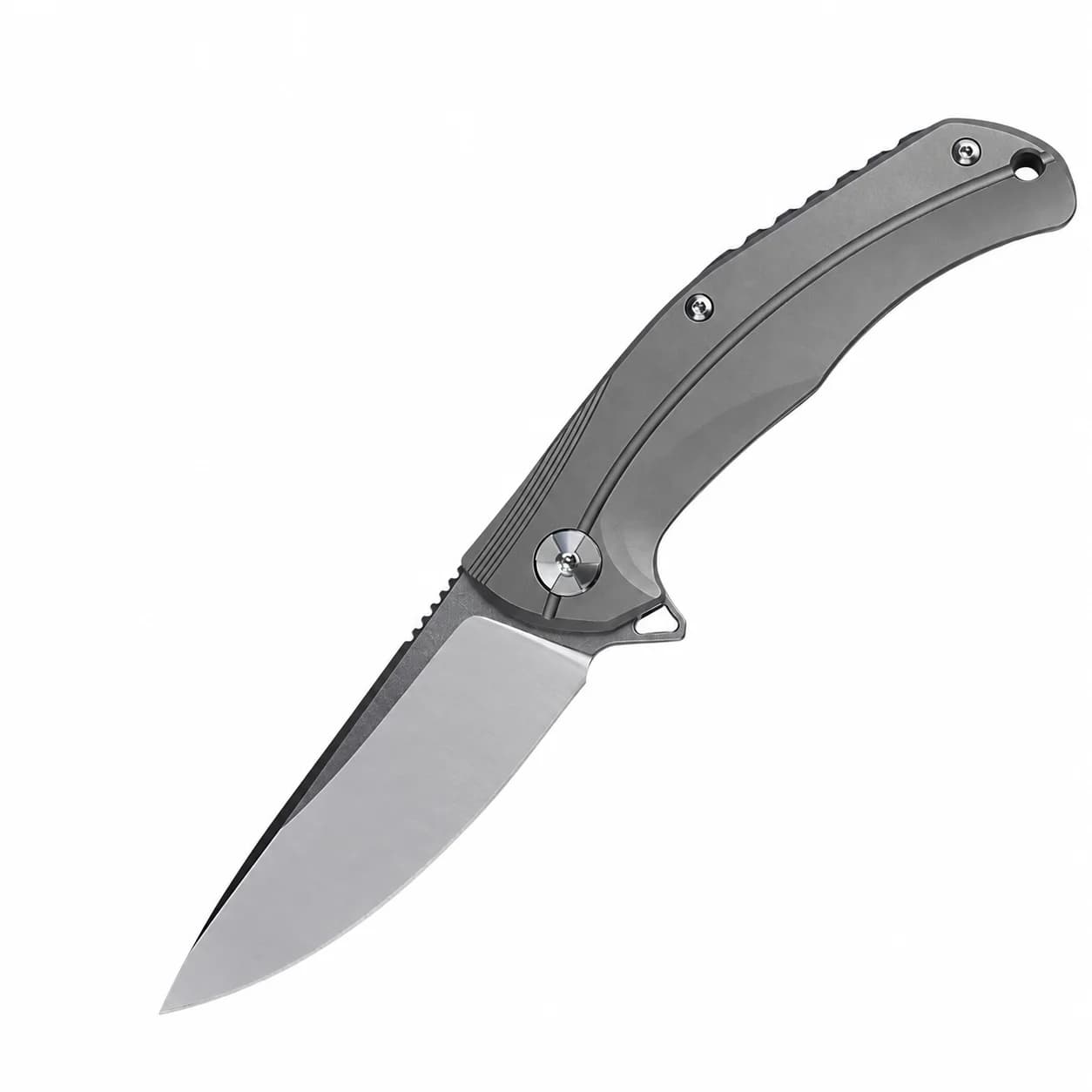 topknivesllc Titanium Handle Folding Pocket Knife JK3215