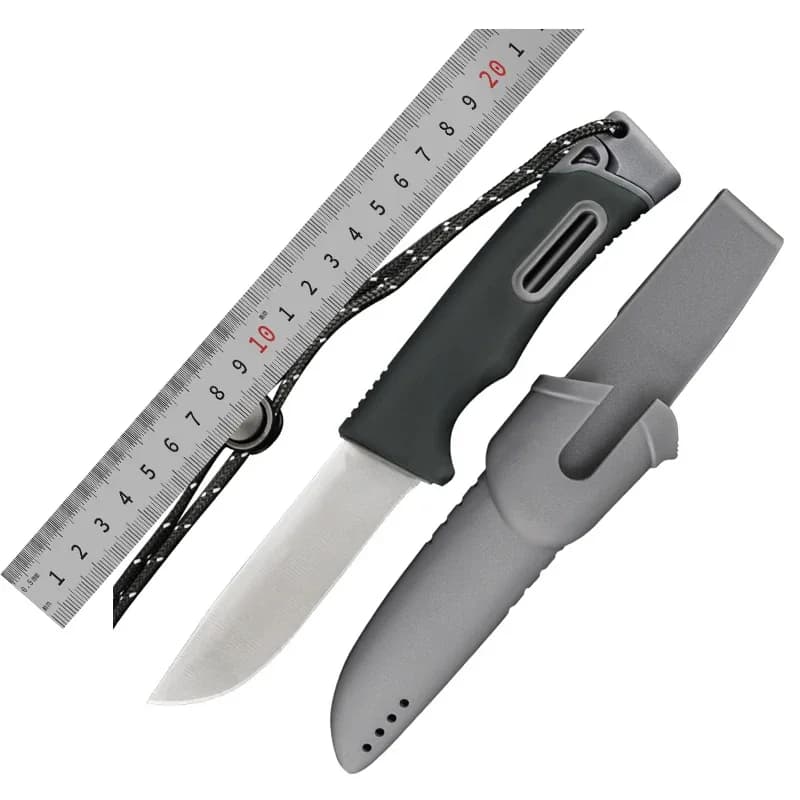 topknivesllc Contoured Grip Fixed Blade Camping Knife MZ-131
