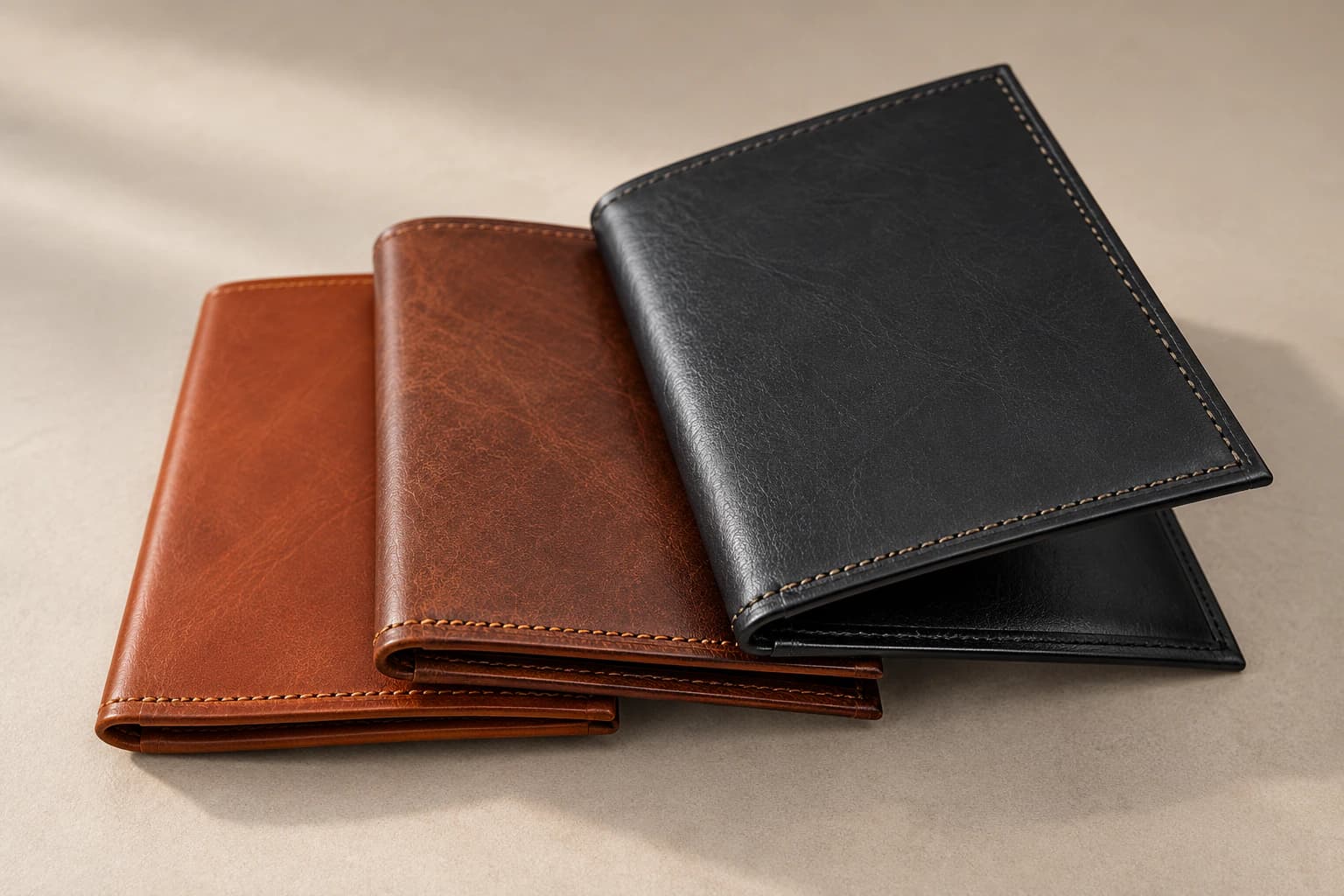 Bifold Travel Wallet / Document Holder with Card Slots