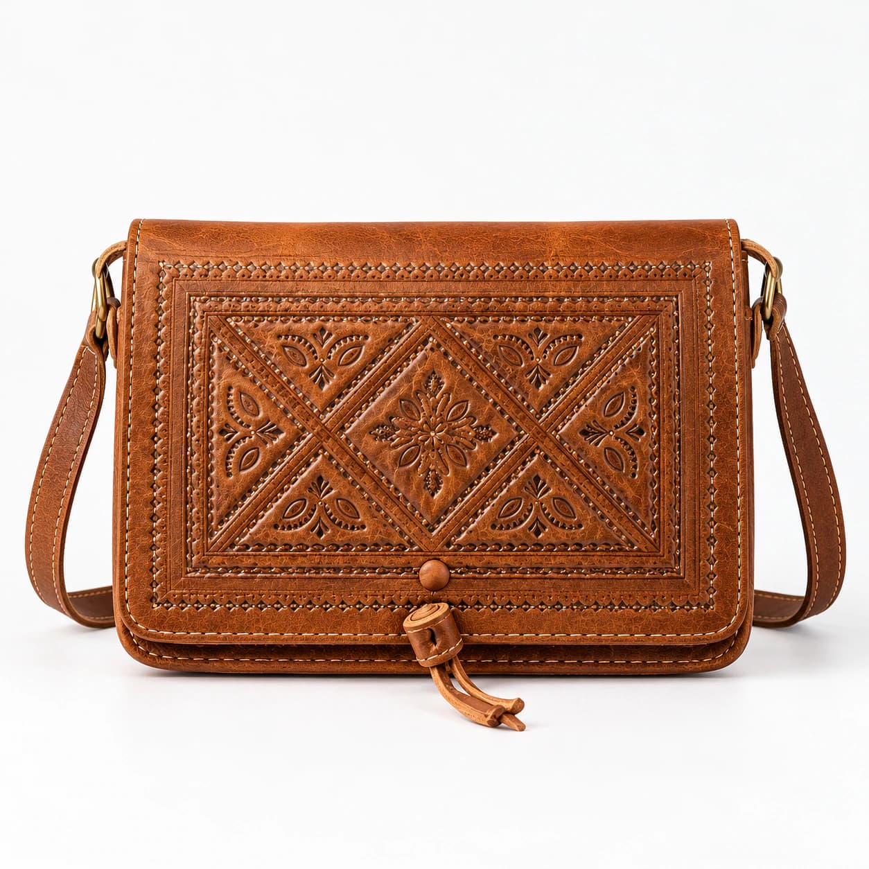 Artisanal Moroccan Women's Leather Handbag Collection