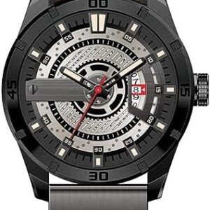 Montre Quartz Élégance Acier & Cuir