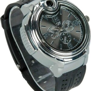 Briquet Montre Findtime – Style Unique & Flamme Butane Rechargeable