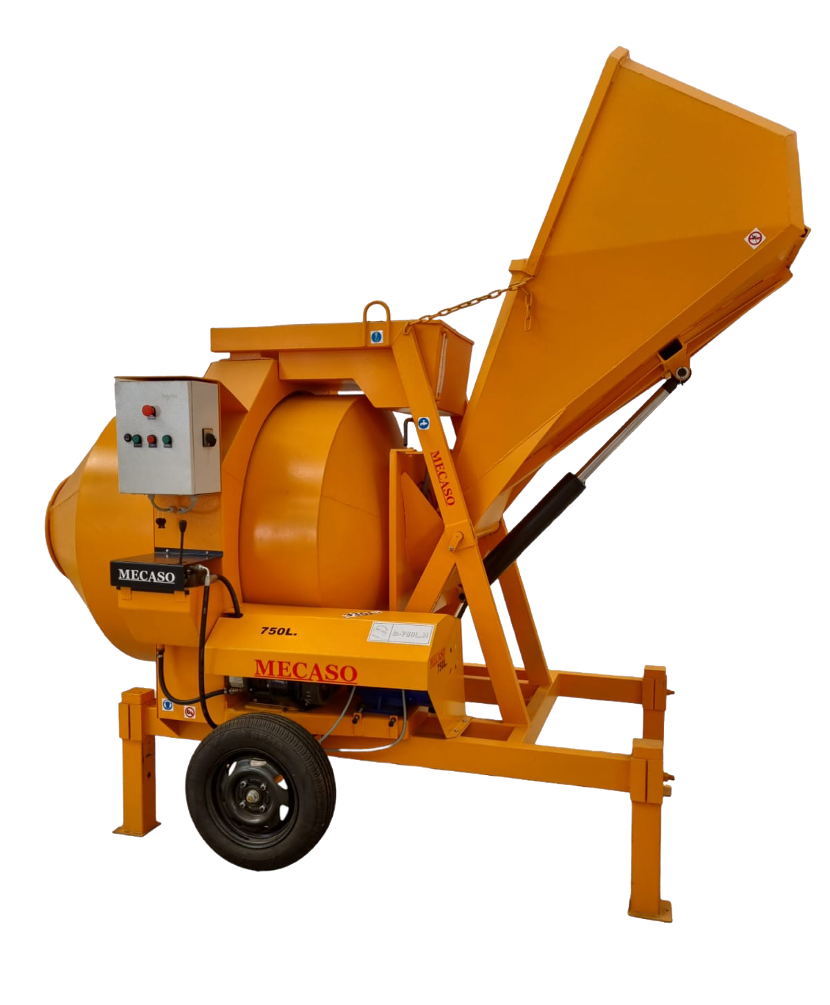 Bétonnière 750L à Basculement Hydraulique MECASO 🇲🇦 🇸🇳 🇨🇮 🇬🇳 🇲🇱