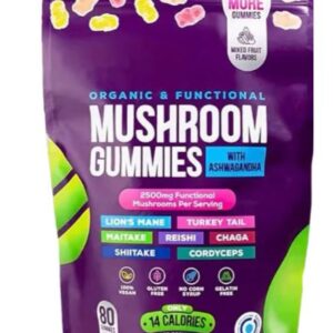 Gummies Champignons Adaptogènes Énergie & Concentration