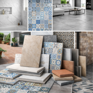 Carreaux muraux et sols – Fabrication usine au Maroc