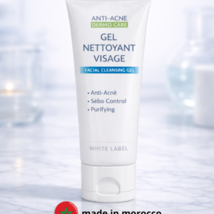 Gel Nettoyant Visage Anti-Acné – White Label