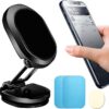 Support Téléphone Voiture Magnétique – Stabilité, Élégance et Rotation à 360°