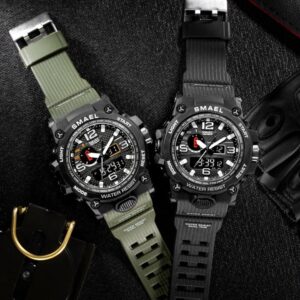 Montre Sport Homme SMAEL 1545 – Performance, Style et Résistance