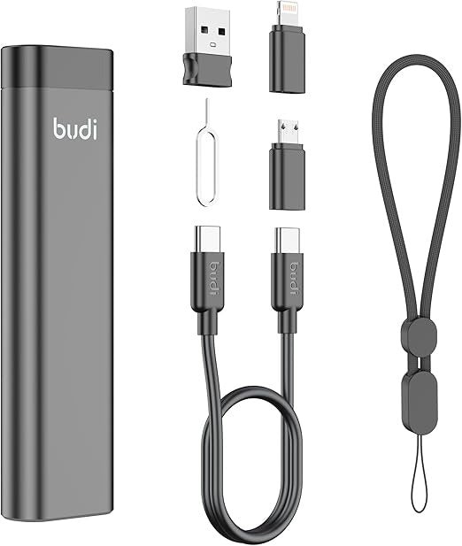 Kit de Câble de Voyage Multifonction Budi – Tout Votre Univers Connecté dans la Poche