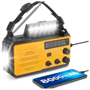 YDE: Radio Portable d’Urgence Rechargeable LED Multifonction