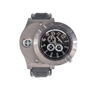 YDE: Montre Briquet Électronique Rechargeable Coupe-Vent