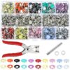 DLA : Kit Boutons Pression Couleurs Outils Couture