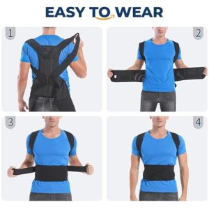DLA : Correcteur de Posture Réglable Soutien Dos et Épaules