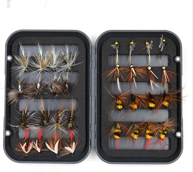 DLA: Kit Leurres de Pêche Mouches Nymphes Artificielles