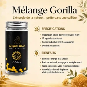 Gorilla Mixture – Mélange naturel au miel de Sidr