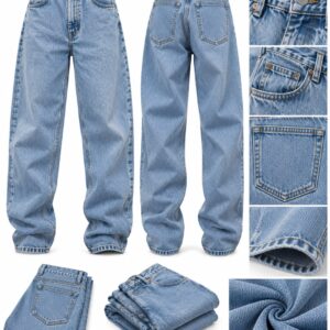 80s Balloon Jeans – Jean Baggy Vintage à Fabriquer en Private Label